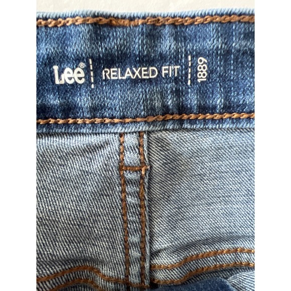 Lee 1889 Womens Jeans Size 12 Short Relaxed Fit Stretch Mom Denim Medium Wash - Picture 5 of 10
